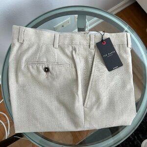 TED BAKER LONDON Jerome Soft Constructed Wool Blend Pants